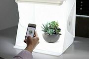 24cm/9" Mini LED Folding Fold Lightbox Photography Studio Softbox LED Light Soft Box Camera Photo Background Box Lighting Tent Kit
