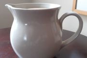 Pottery Pitcher with Ice Section
