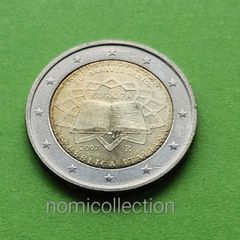 Italy 2007 year Uncirculated 2 Euro coin.