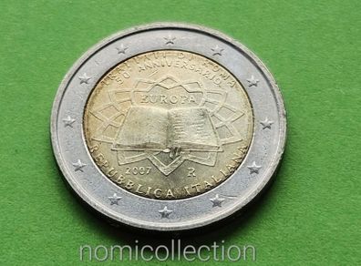 Italy 2007 year Uncirculated 2 Euro coin.
