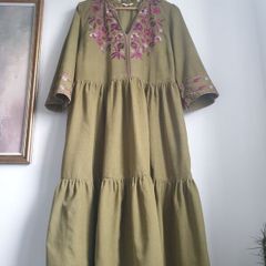 Monsoon East Janelle Cord Dress Size Uk 16
