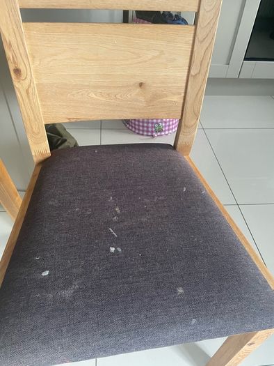 4 solid oak chairs