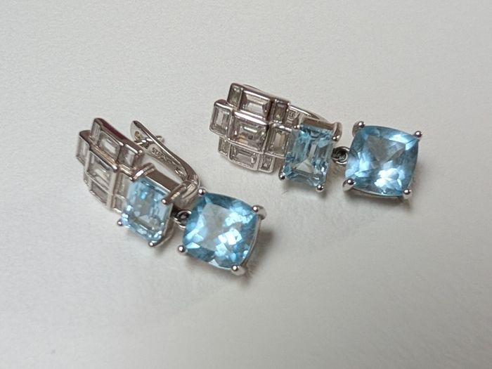 silver earrings