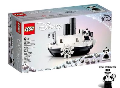 LEGO Disney Mini Steamboat Willie Set 40659 Brand New Factory Sealed This Is A Promotional Lego Set You Can Not Buy In Shops Brand New Factory Sealed