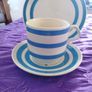 Carrigaline Blue and White Stripe Tableware Image 8