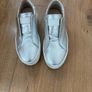 Mint Velvet Silver Platform Trainers Size 5 Image 2