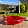 vintage collection of 3 glass swans Image 5