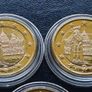 Germany 2 euro complete set 2010 Uncirculated Bremen coins UNC 24 karat Gold plated Image 5