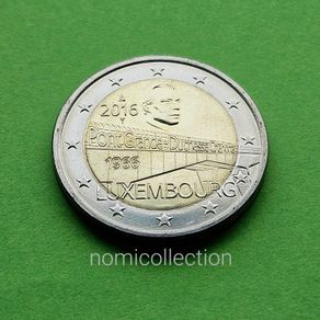 Luxembourg 2016 year Uncirculated 2 Euro coin.