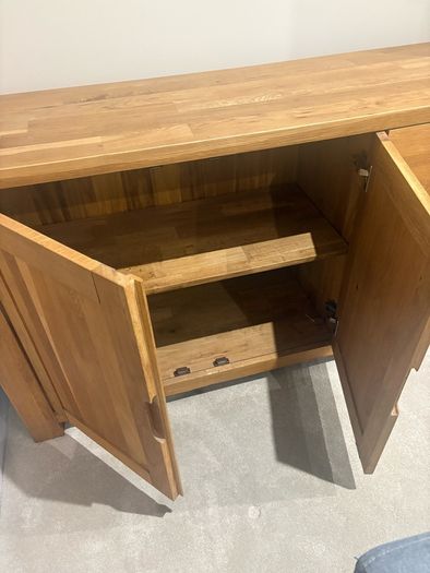 Solid Oak Cabinet Sideboard