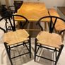 Dining room table, chairs and bench Image 7