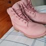 Timberland premium boots Size 7 eu 41 pink suade In excellent condition Image 6