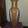 Large Antique Hand Painted Chinese Vase Image 6