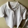 M&S girls white polo shirts (new) age 8-9 Image 2