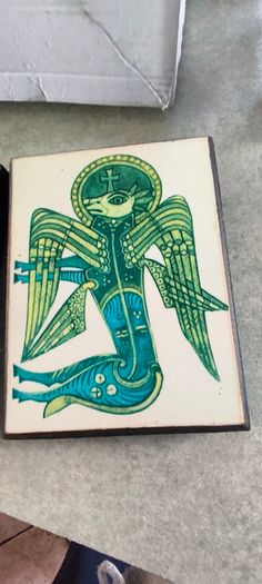 Set of 3 small plaques from Book of Kells is 14 x 10 CM. approx.