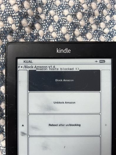Liberated Kindle K4 Ereader ebook