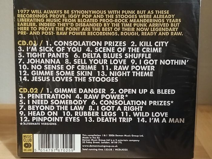 Iggy Pop & The Stooges Original 2 CD Album