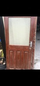 Wooden Glazed Door & Frame
