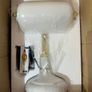 Retro Bankers Lamp with White Shade Image 2