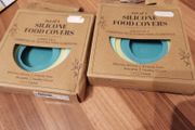set of silicone food covers