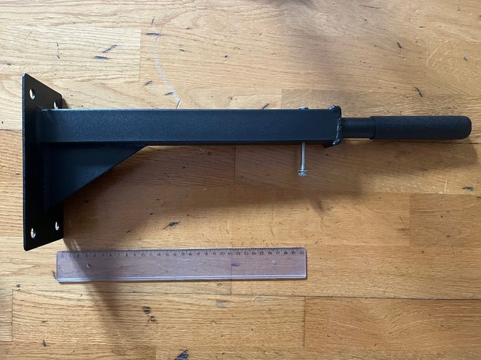 Heavy duty wall-mounted pull/ chin up bar for home exercise & fitness