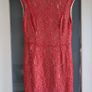 FRENCH CONNECTION coral lace shift dress Sz 14UK Image 4