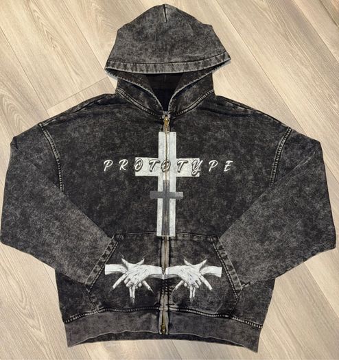 Designer zip-hoodie