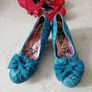 Turquoise Irregular Choice heels, size 6 Image 8
