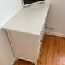 Large White 3-Drawer Chest of Drawers Image 2