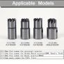 Diesel Injector Seat Cutting Tool Set, Carbon Cutting and Cleaning Tool Kit Image 4