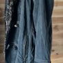 womens padded coat faux fur and suede waterproof winter size 10-12 Image 8
