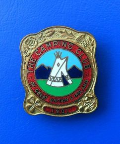 The Camping Club of Great Britain & Ireland - membership badge (1950's or earlier)