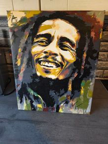 Bob Marley painting