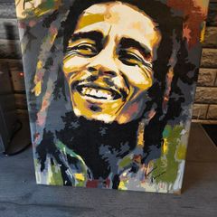 Bob Marley painting