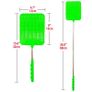 3 Pack Extendable Fly Swatter -Insect Spider Wasp Bug Swatter Metal Long Handle Fly Swatter Telescoping Fly Swatter for Use Indoors & Outdoors Image 2