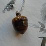 Tigers Eye acorn necklace, Tigers eye,Gemstone jewellery, Gift,jewellery Image 3