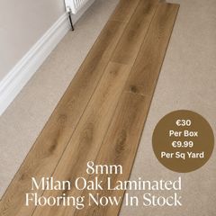 New 8mm Laminate Click Flooring With Underlay