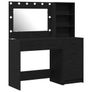 Dressing Table Black 78.5 x 41 x 135 cm Engineered wood Image 3