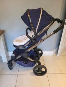 icandy peach pram and buggy combo with adapters for car seat