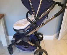 icandy peach pram and buggy combo with adapters for car seat