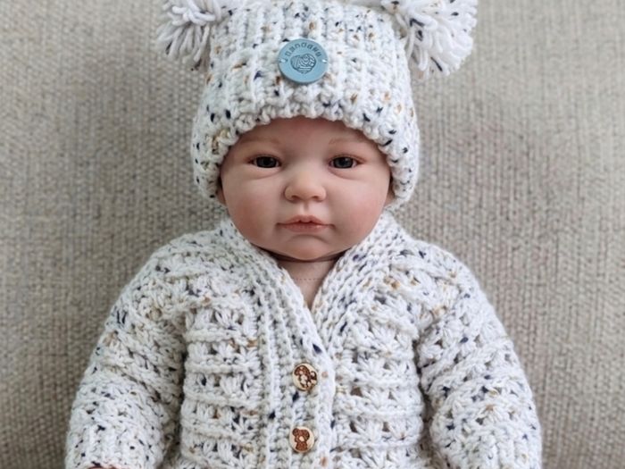 cardigan and hat set
