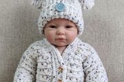 cardigan and hat set