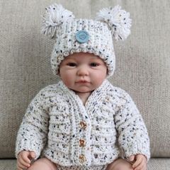 cardigan and hat set