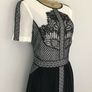 Karen Millen Black And Ivory Dress Image 9