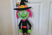 Halloween Witch Felt Door/Wall Hanging Decoration
