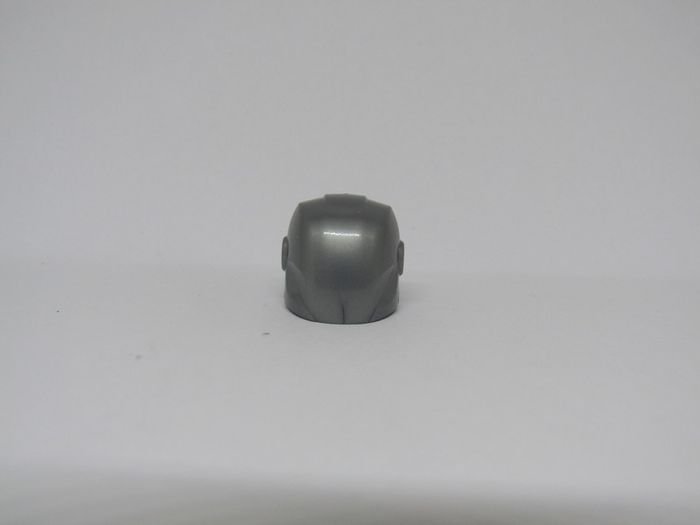LEGO Iron Man Silver Gray Colour Helmet Unprinted Prototype Rare And Hard To Find
