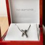 Silver Hot Diamonds Necklace And Earrings Set Image 3