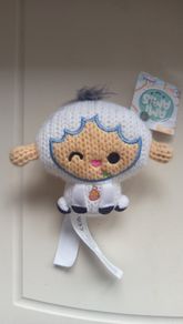 Cute sheep crochet plush toy