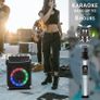 Karaoke Machine with 2 UHF Wireless Microphones, Bluetooth Speaker with Bass/Treble Adjustment and LED Light, PA System Support TWS, AUX in, FM, REC, Supply for Party/Adults/Kids MULTIPLE COLOURS AVAILABLE (FREE POSTAGE) Image 6