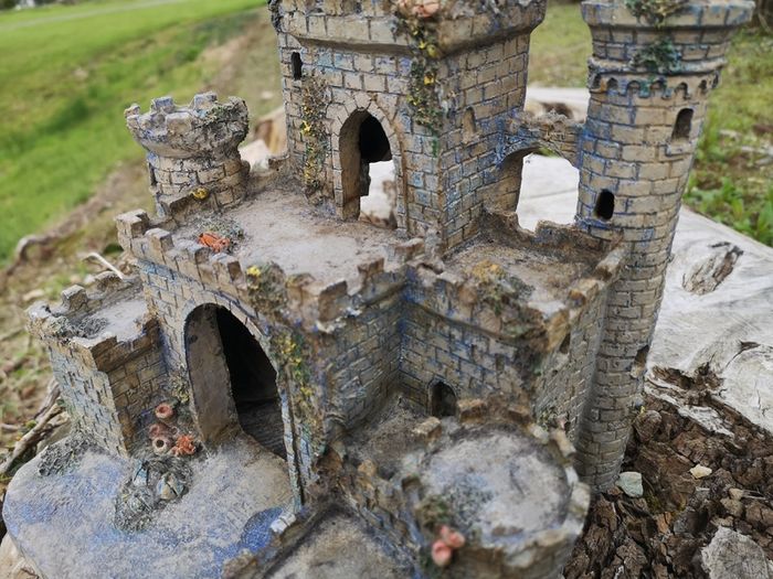 castle handcrafted model, great decoration
